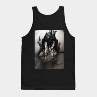 Charcoal Thoughts (darkness seeping out) Tank Top